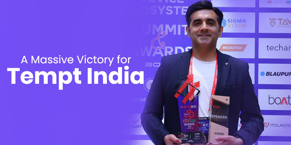 Tempt Wins Among Top 50 Gadget & Mobile Accessory Brands
