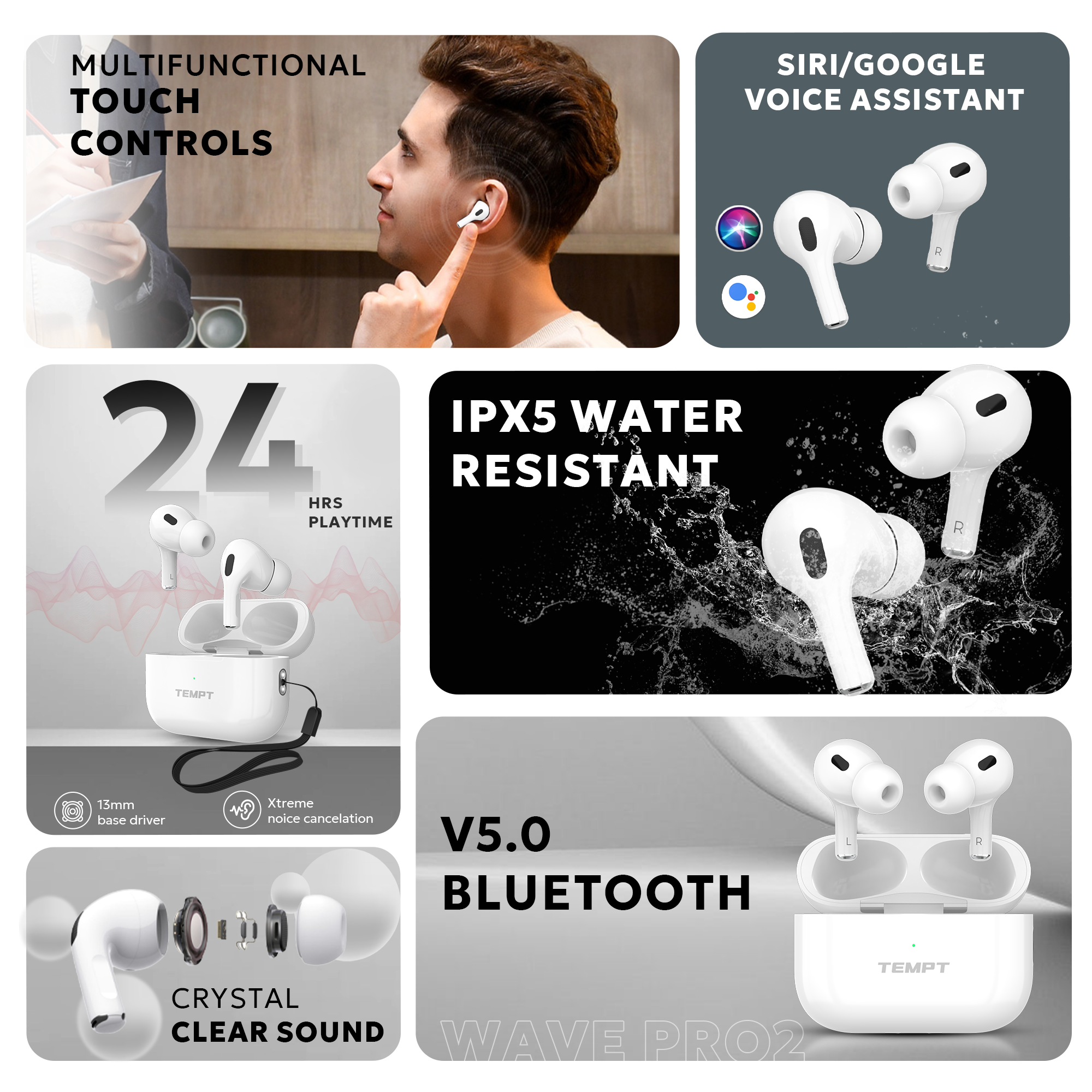Wave Pro2 Earbuds