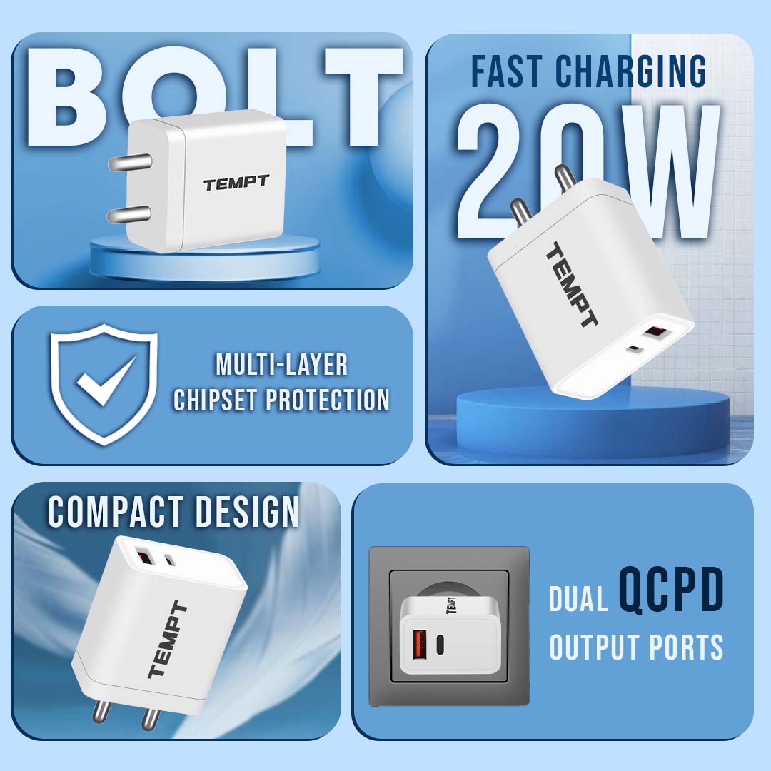 Bolt Adapter (20W charge speed)