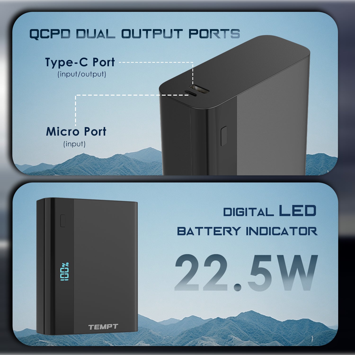 Fuel 10k mAh Powerbank