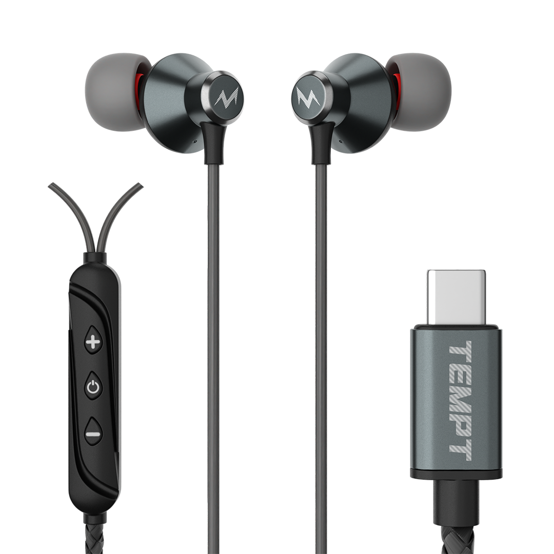 Tempt Zen C Type C wired earphones Conch Tune C with Mic