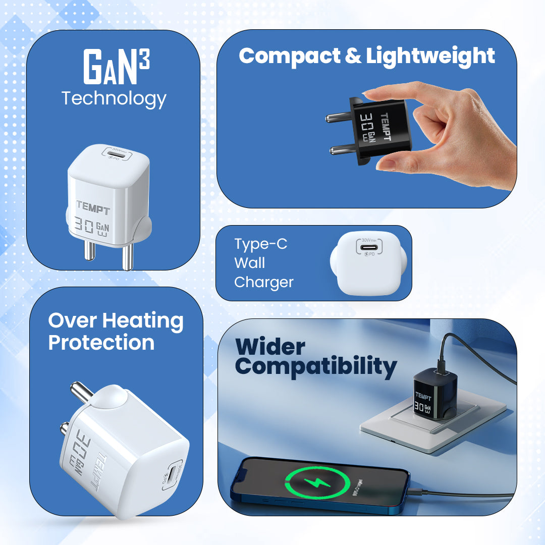 Elite 30W GaN³ charger