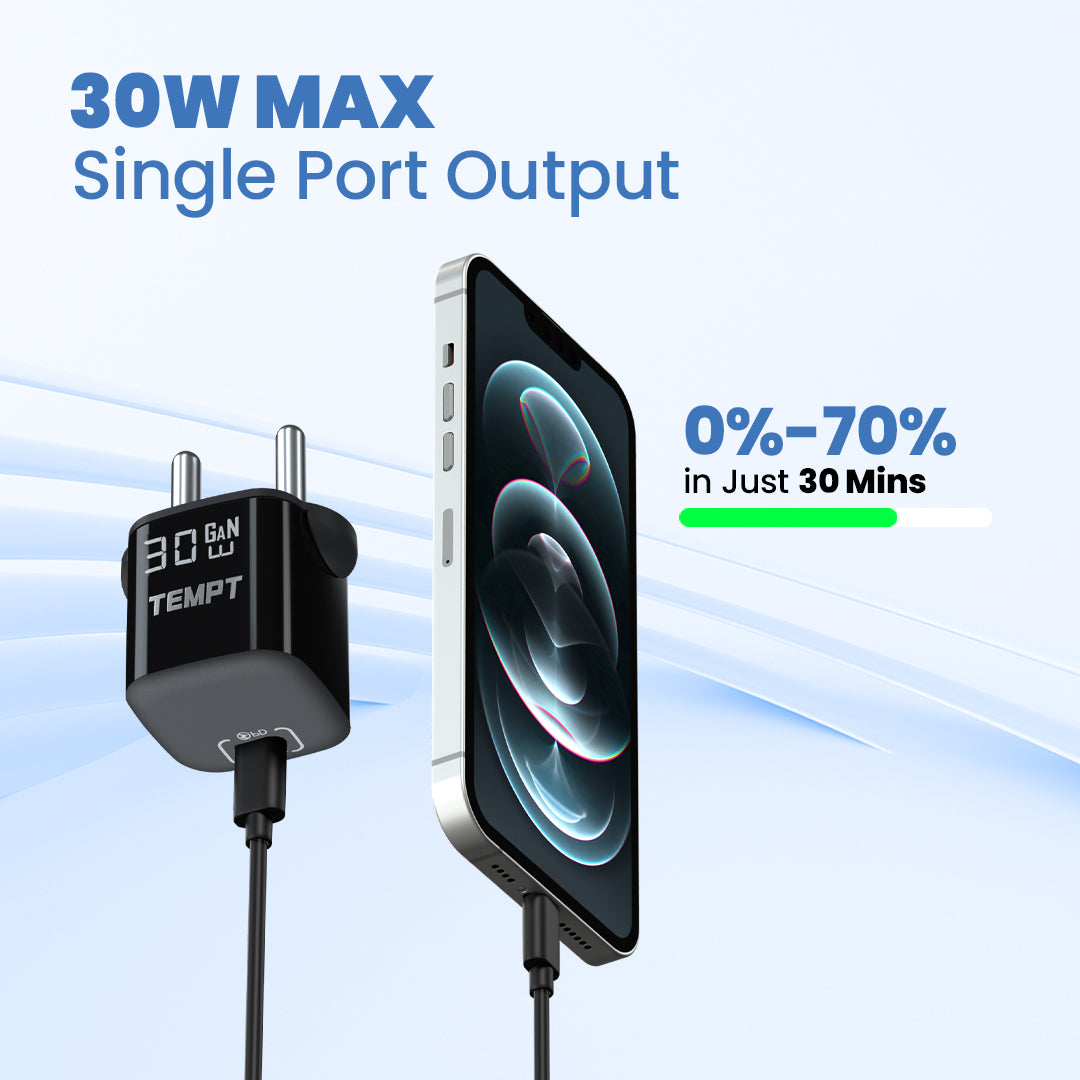 Elite 30W GaN³ charger