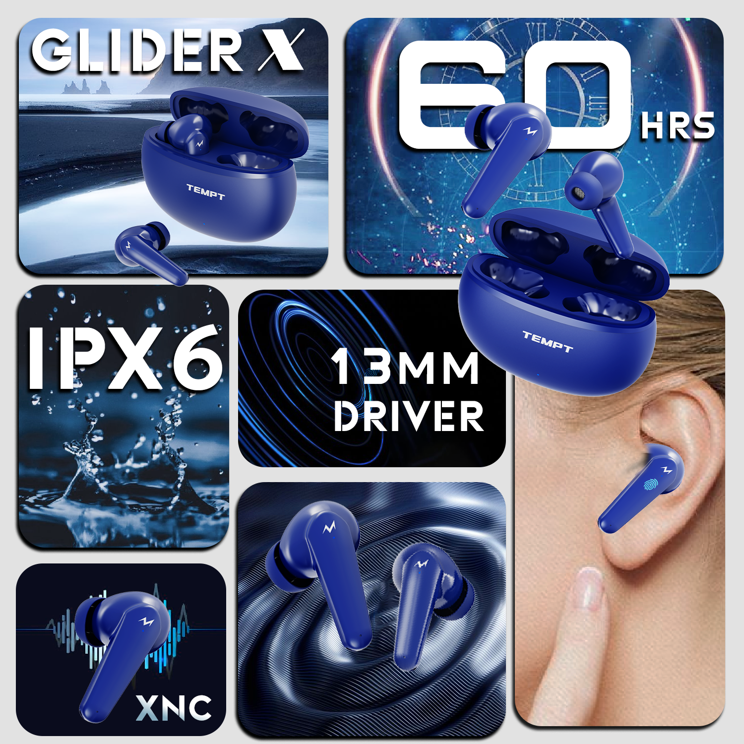 Glider X Bluetooth Earbuds