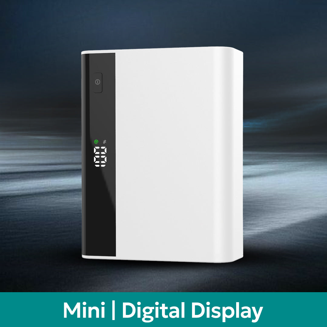 Tempt Fuel 10K Mini Digital Display Mobile Power Bank Portable Charger