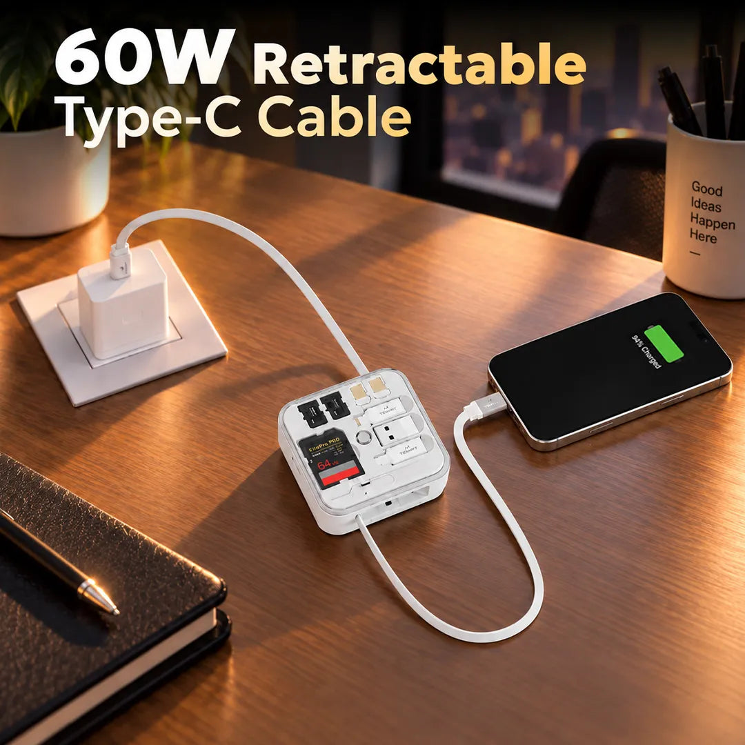 konekt_white_color_60w_retractable_type_c_cable_tempt_india