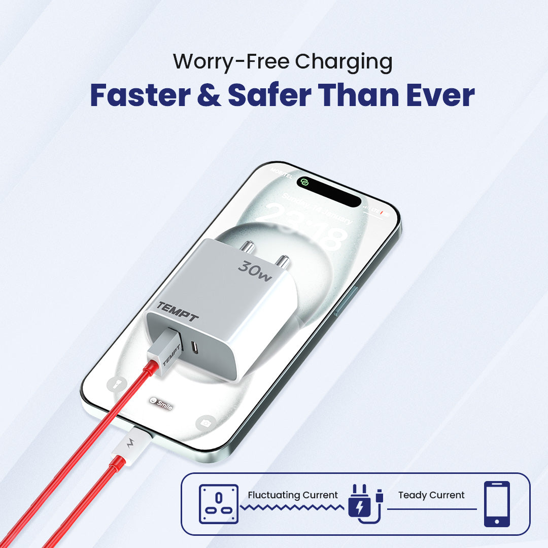 Tempt bolt 30 pd pps faster charger