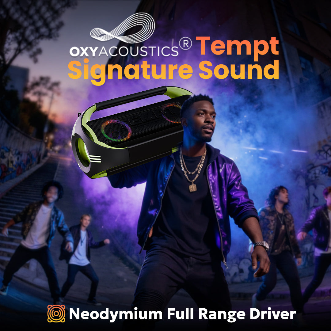Tempt Boombuddy Neodymium Full Range Driver Bluetooth Speaker Best Bluetooth Speaker Sound Quality