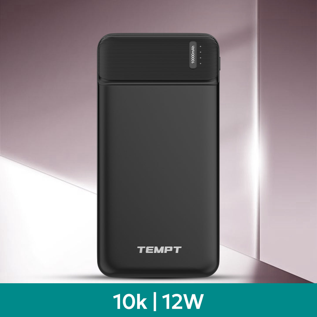 Tempt Booster 10000mAh 12W output power bank portable charger