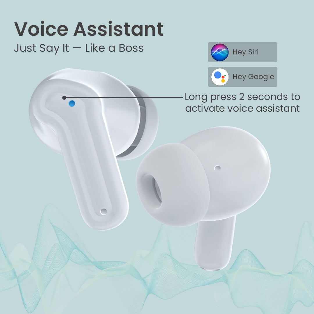 Tempt Dots Pro Voice Assistant Siri Google Bluetooth Wireless Earbuds