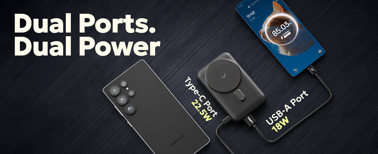 Tempt Flair Dual Port Fast Charging Mobile Power Bank Charger