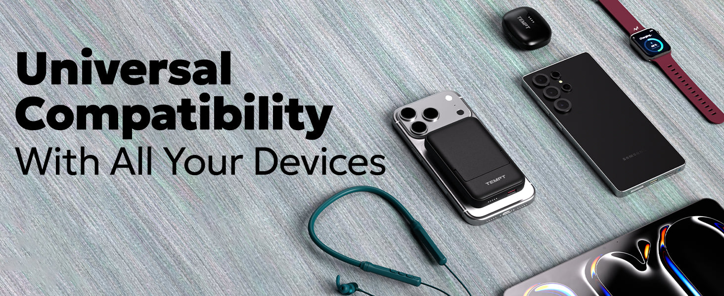 Tempt Flair Universal Compatibility Mobile Power Bank Charger