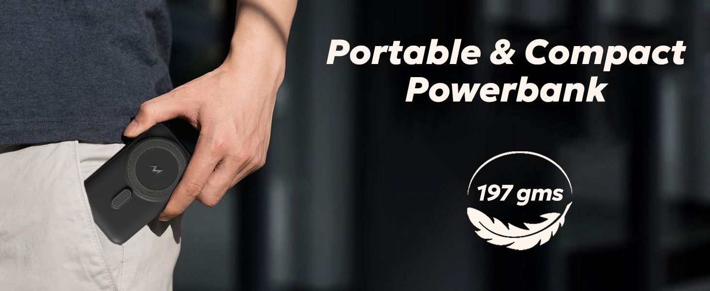 Tempt Flair Compact Small Portable Power Bank Charger