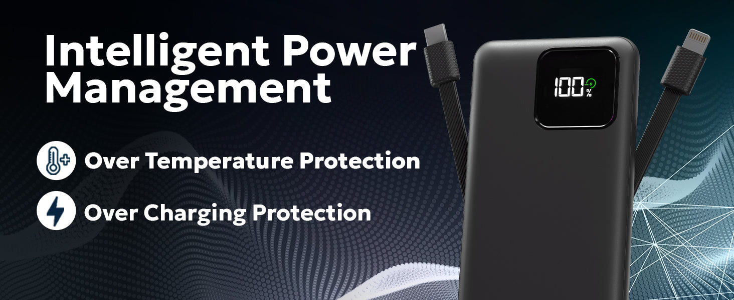 Tempt Joos QCPD 10K Intelligent Power Management Mobile Power Bank