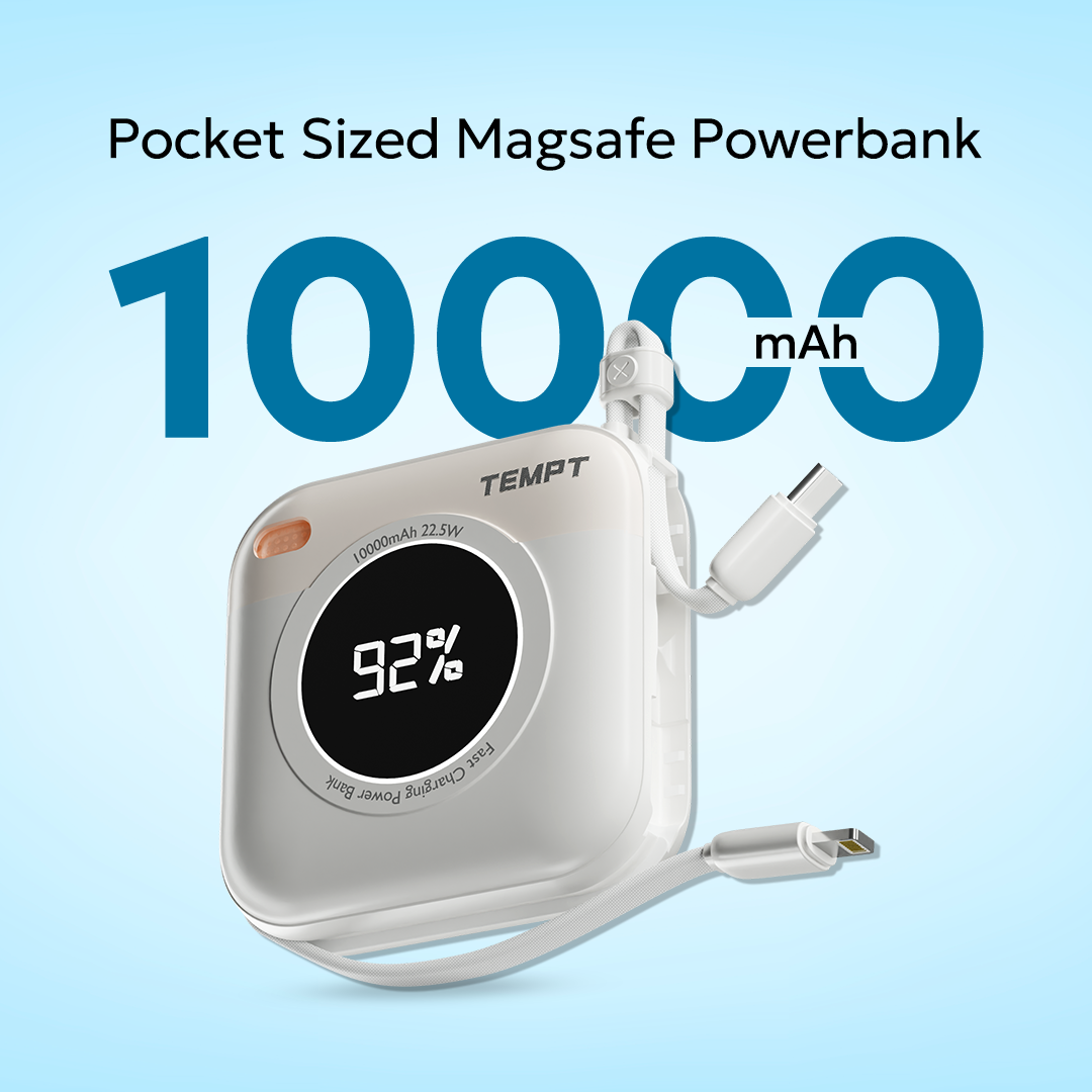 Tempt MagMini Mobile Power Bank Portable Charger Best Power Banks