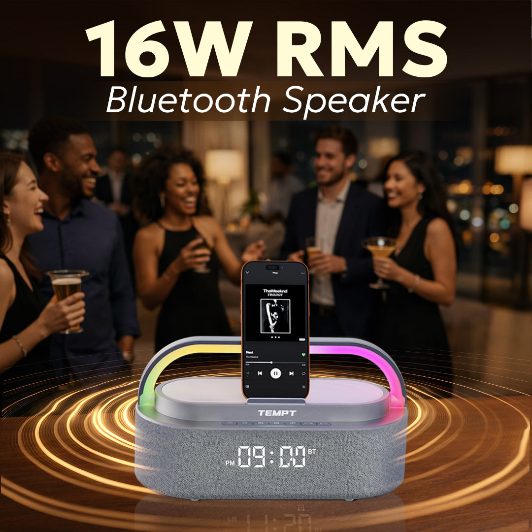 Tempt Privee Fusion 16W RMS BT Speaker with Powerful Stereo Sound Bluetooth Speaker