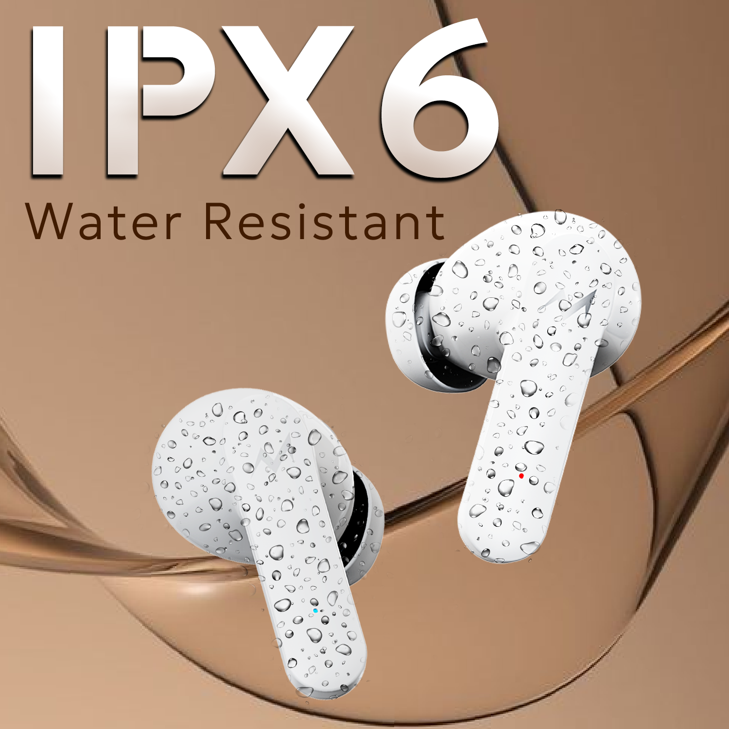 Tempt Thunder X IPX6 Water Resistant Wireless Earbuds