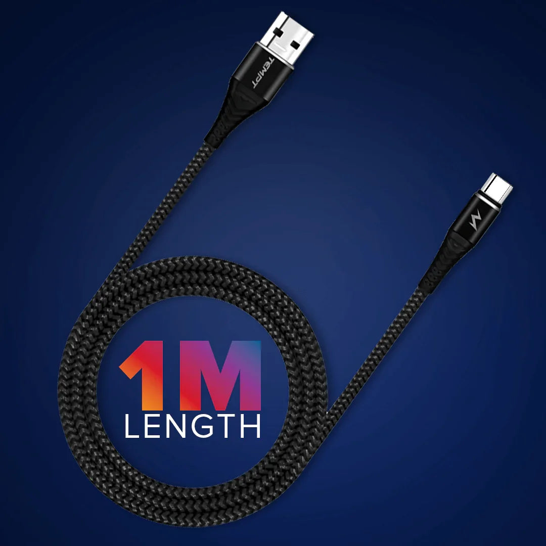 Twist Braided with Aluminum Shell USB to Type C Cable