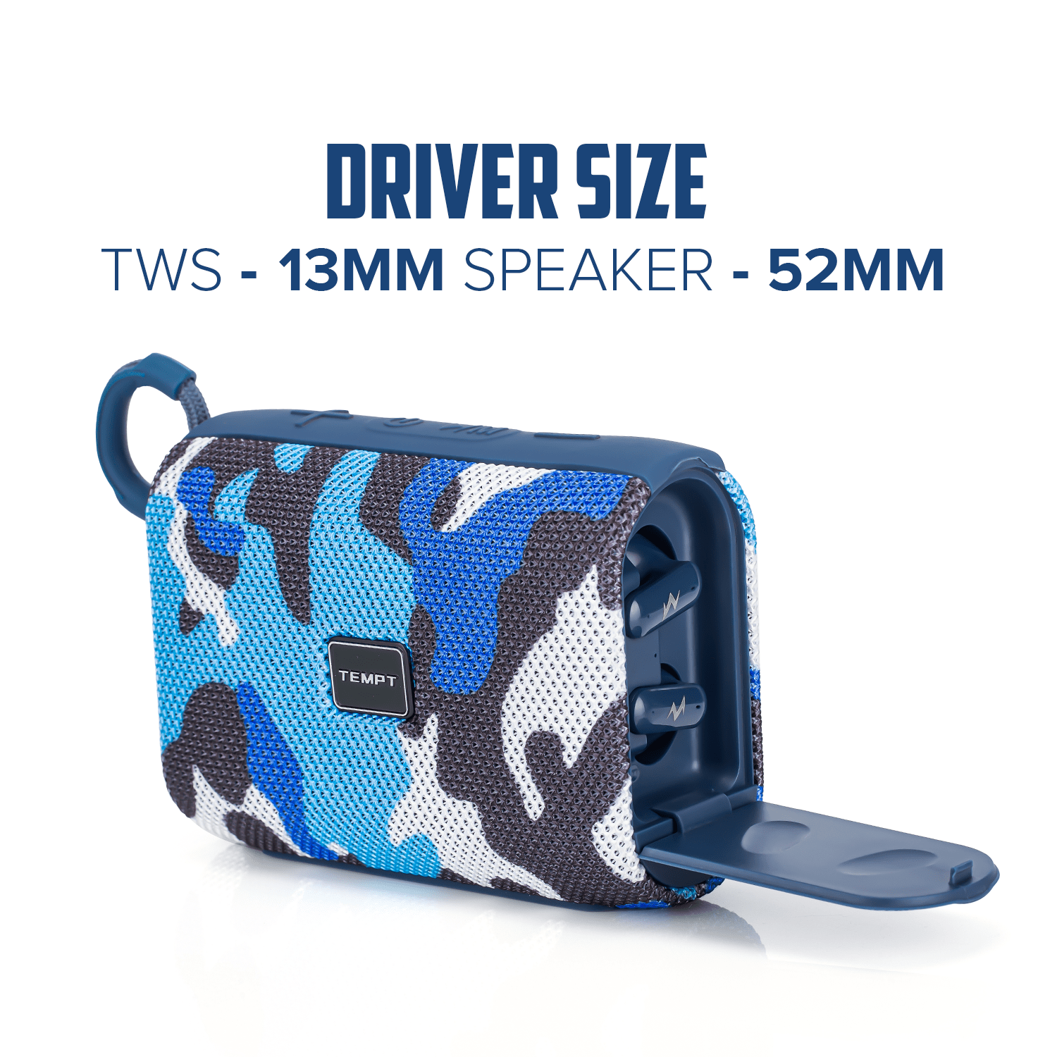 Tempt Juggler best bluetooth speaker with 52mm driver powerful sound box speaker