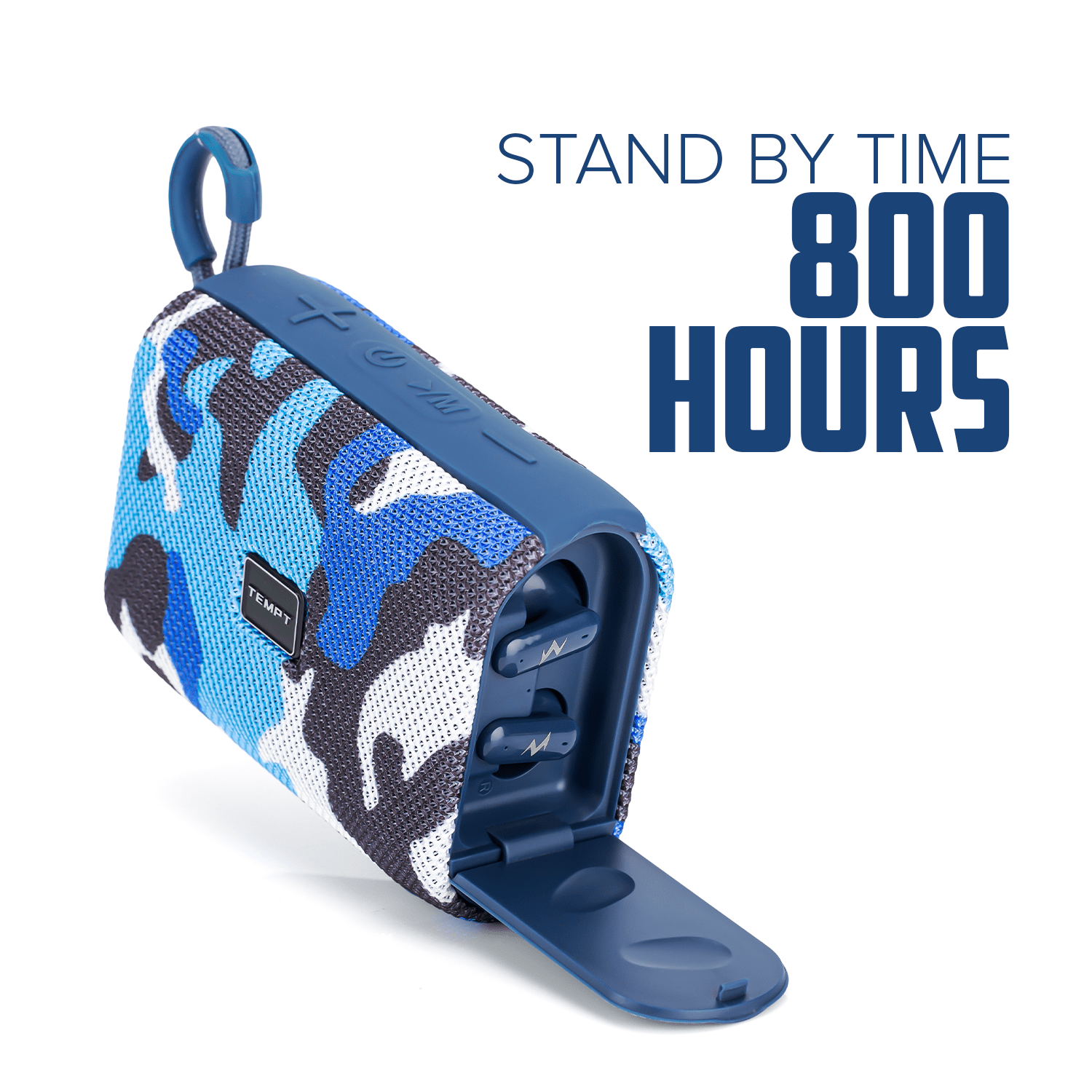 Tempt Juggler wireless bluetooth speaker with 800 hours standby portable speaker