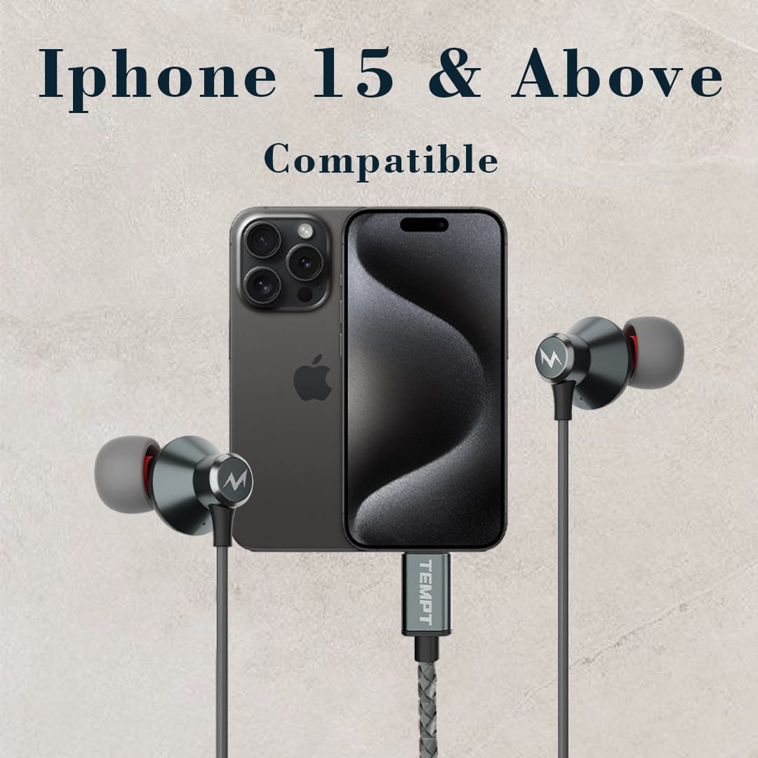 Wired Earphones Type C For iPhone 15 and Above