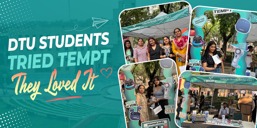 Tempt at the DTU Tech Event: Students Really Liked their Gadgets