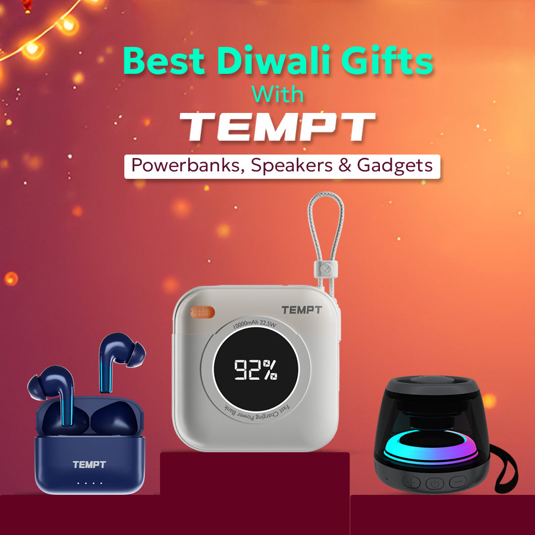 Best Diwali Gifts With Tempt: Powerbanks, Speakers & Gadgets