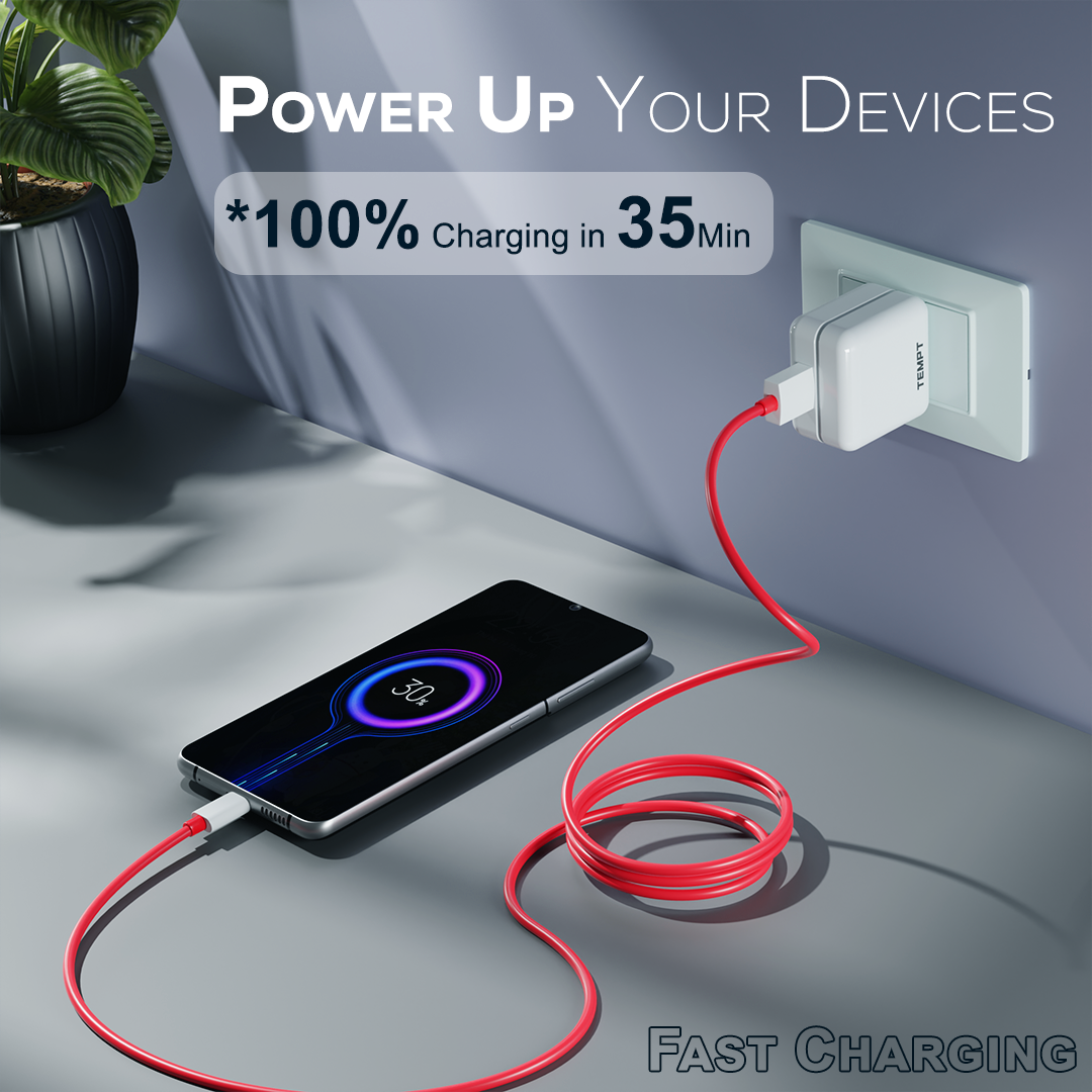 Turbo 65W Charger for smartphones, laptops, tablets