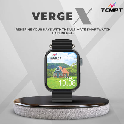 Verge X Smartwatch & Dots Bluetooth Earbuds (Combo)