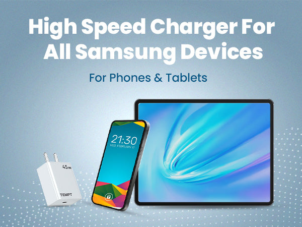 tempt bolt 45 high speed charger fro all device