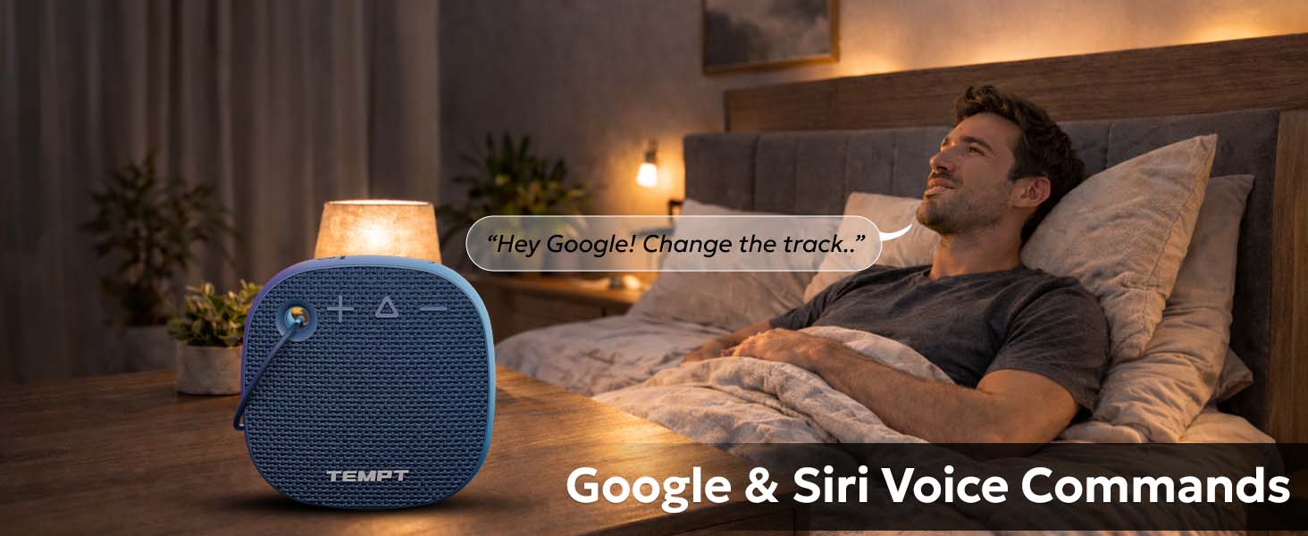 Tempt rebel air has google sirir voice commands bluetooth speaker
