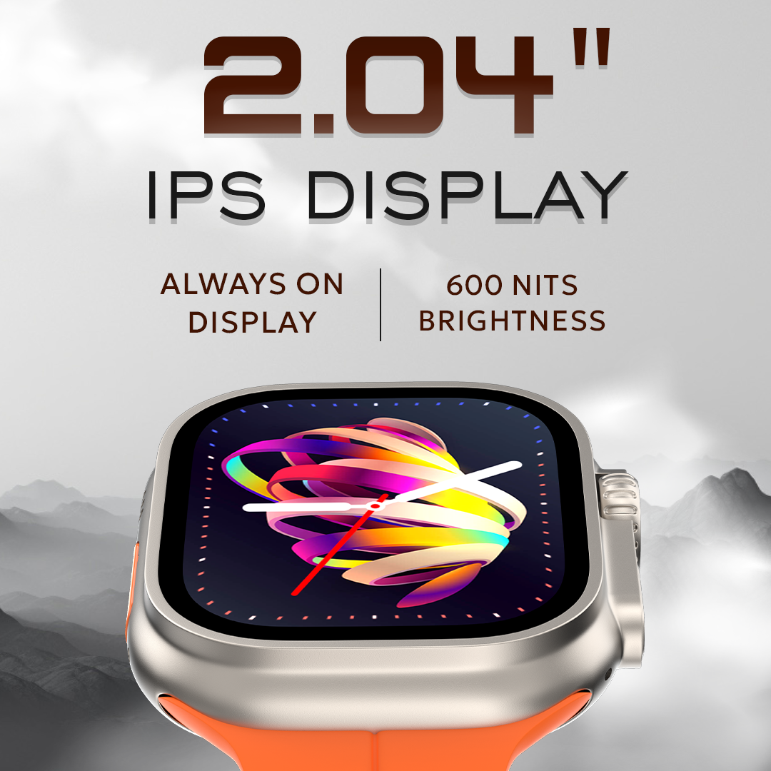 Tempt Verge Pro 2.04 Inch IPS Display Smartwatch Best Budget Smartwatch Smart Watch Category