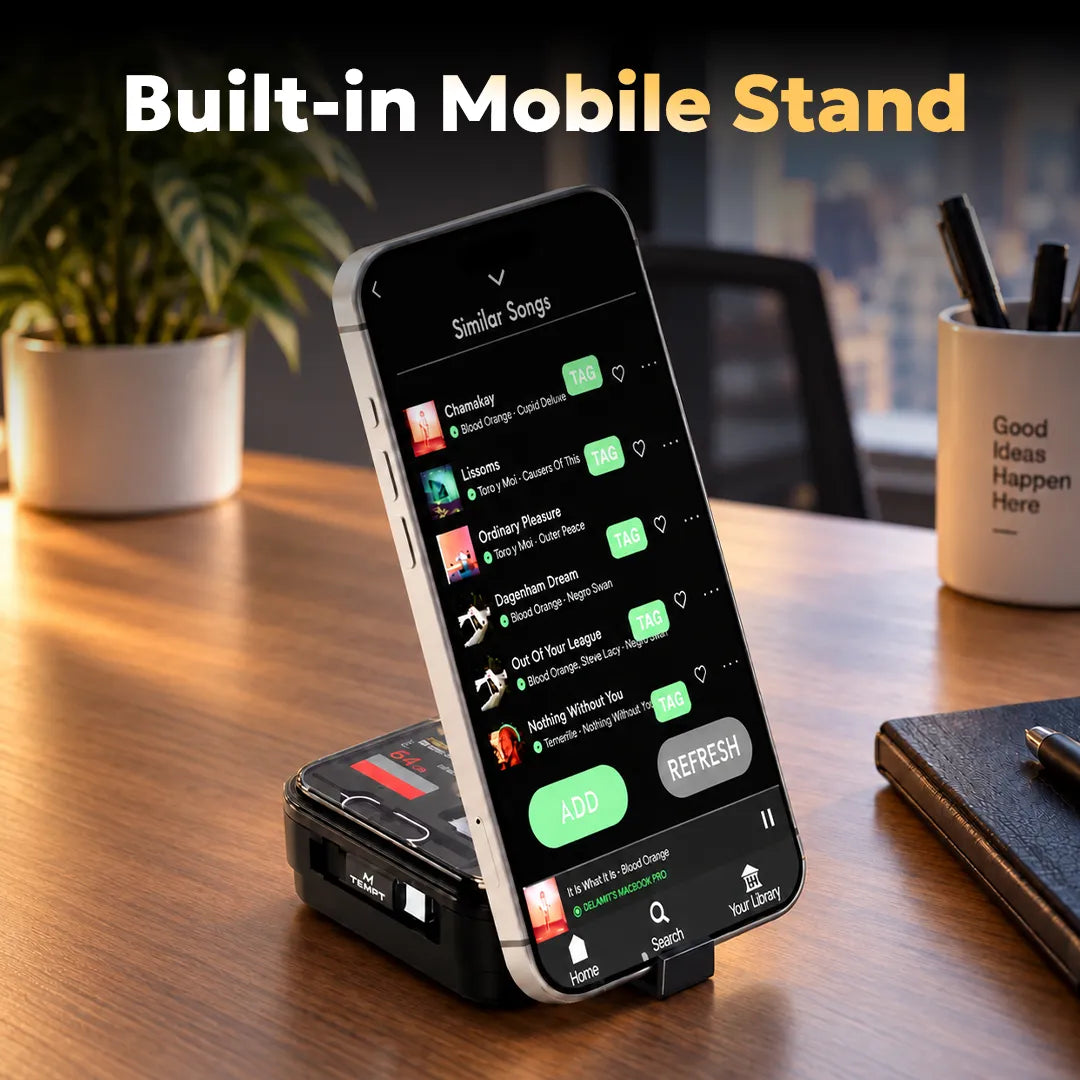 konekt_Black_color_built_in_mobile_stand_temptindia