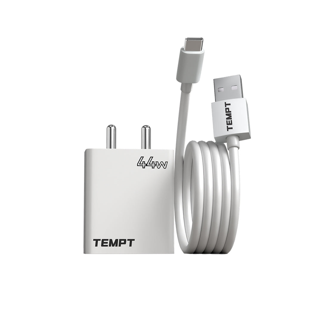  Tempt Bolt 44W Flash Charger USB C Charger with 100W Charging Cable Product Image Charger