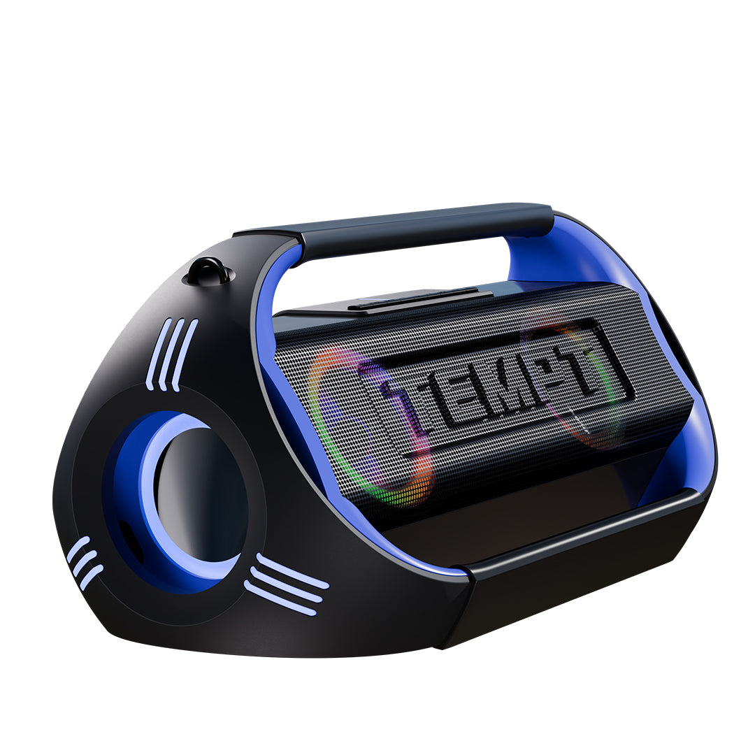 Tempt Boombuddy Blue Portable Wireless Bluetooth Speaker Small Portable Speaker