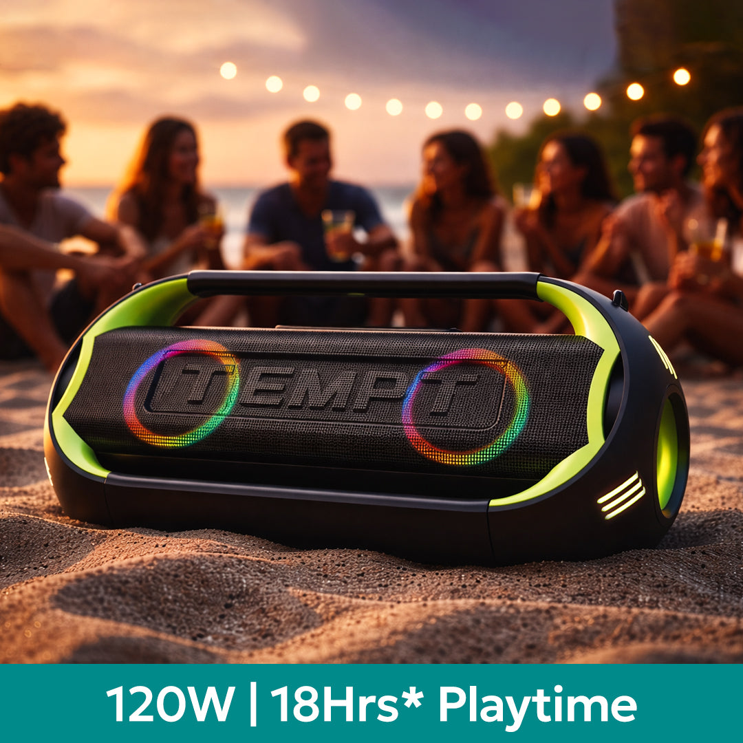 Tempt Boombuddy Portable Wireless Bluetooth Speaker Small Portable Speaker