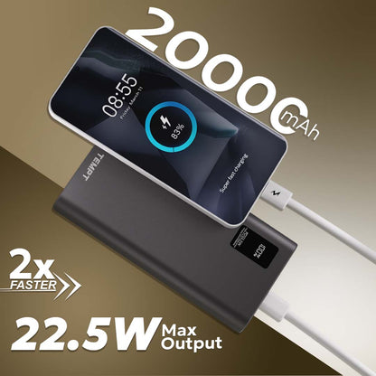 Tempt Booster Pro 20K Super Fast Charging Phone Power Bank Best Power Bank Charger