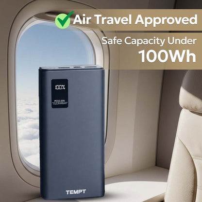 Tempt Booster Pro 20K Air Travel Approved Portable Charger Mobile Power Bank