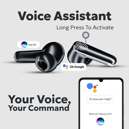 Tempt CultPro Voice Assistant Bluetooth Earbuds Best Wireless Earbuds