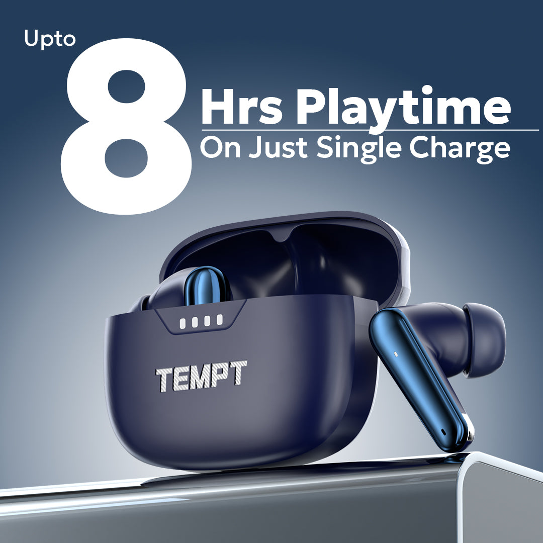 Tempt CultPro 8 Hours Playtime Wireless Earbuds Best Budget Bluetooth Earbuds