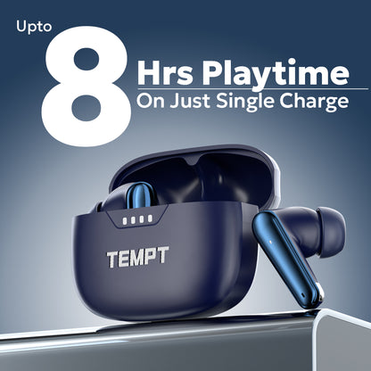 Tempt CultPro 8 Hours Playtime Wireless Earbuds Best Budget Bluetooth Earbuds