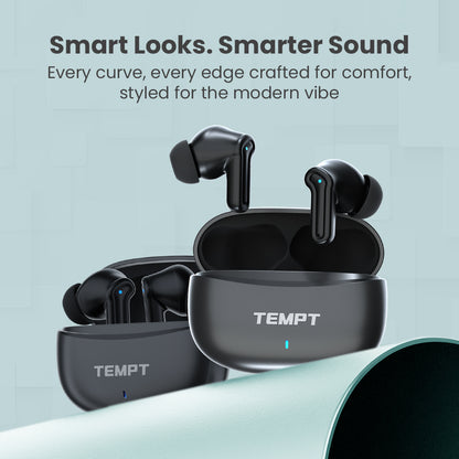 Tempt Dots Pro Smart Design Black Best Wireless Earbuds