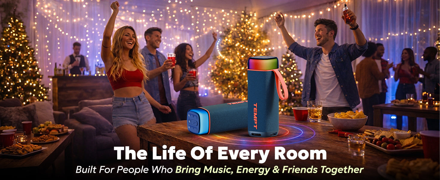 Tempt Enigma best portable speaker for home party and indoor entertainment sound box speaker