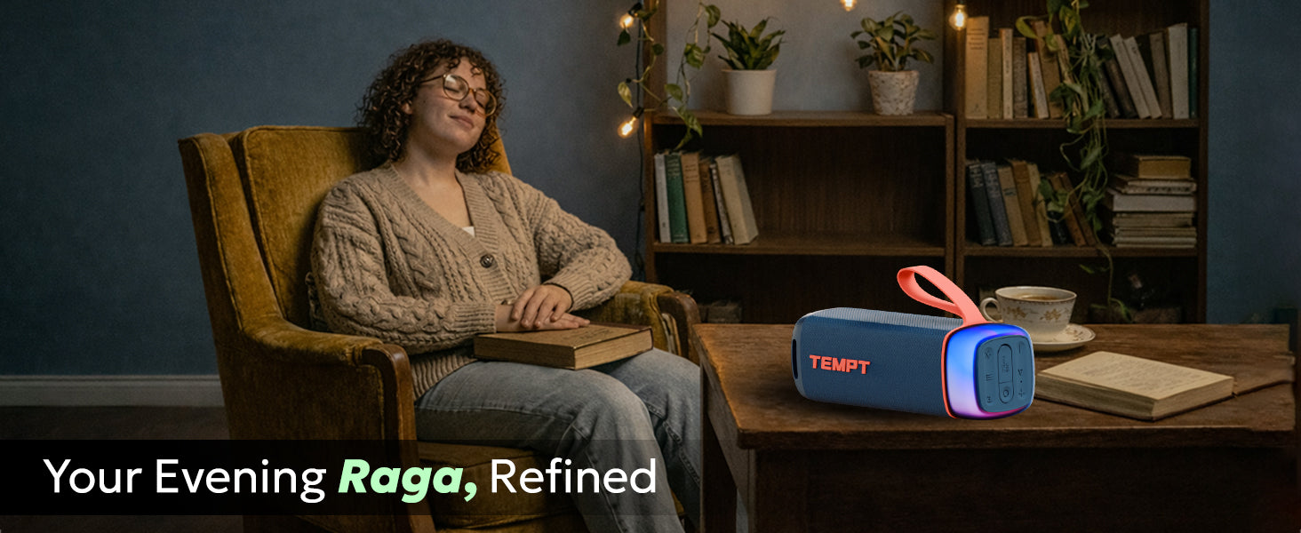 Tempt Enigma smart speaker for evening relaxation and home music wireless speaker