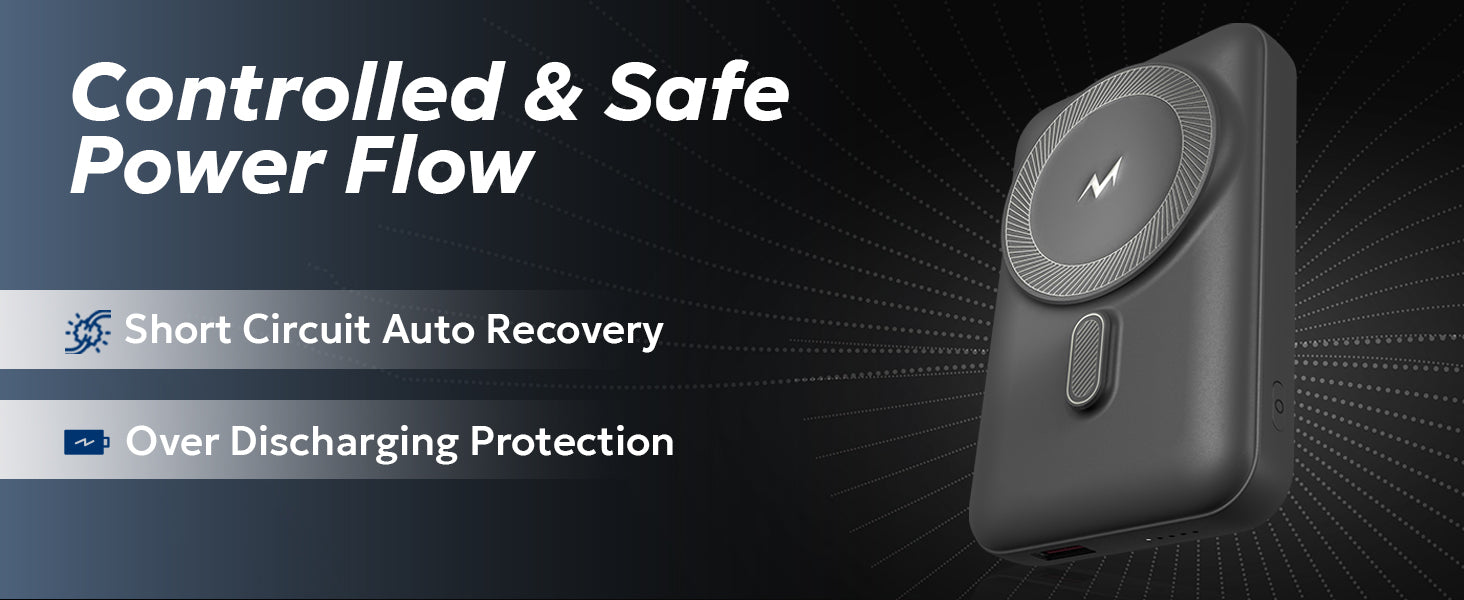 Tempt Flair Controlled Power Flow Protection Phone Power Bank