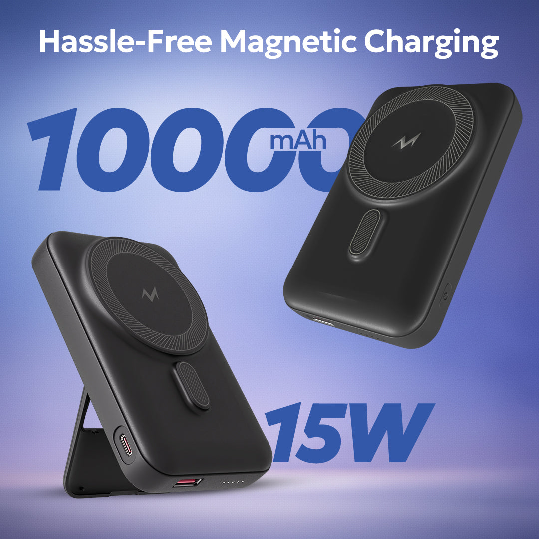 Tempt Flair 15W Magnetic Wireless Charging Power Bank Phone Power Bank
