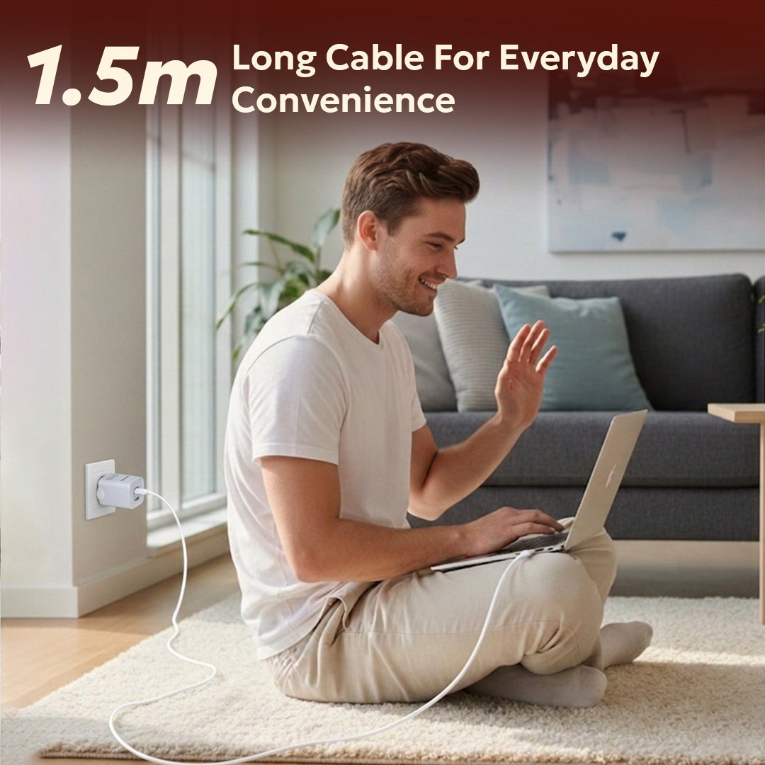 Tempt NOVA 27W Charger Cable 1.5m Long Cable Everyday Convenience Cable