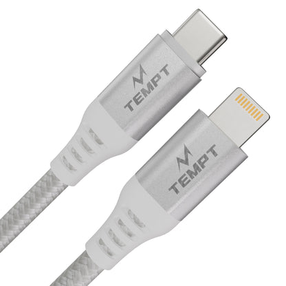 Tempt NOVA 27W Type C to Lightning Cable Feature Collage Cable