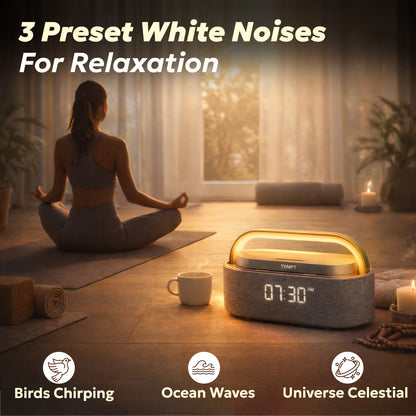 Tempt Privee Fusion Smart Speaker with Preset White Noise Sounds for Relaxation Bluetooth Speaker