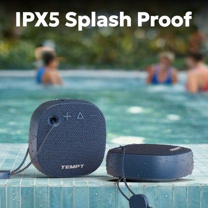 Tempt Rebel Air IPX5 Splash Proof Portable Bluetooth Speaker